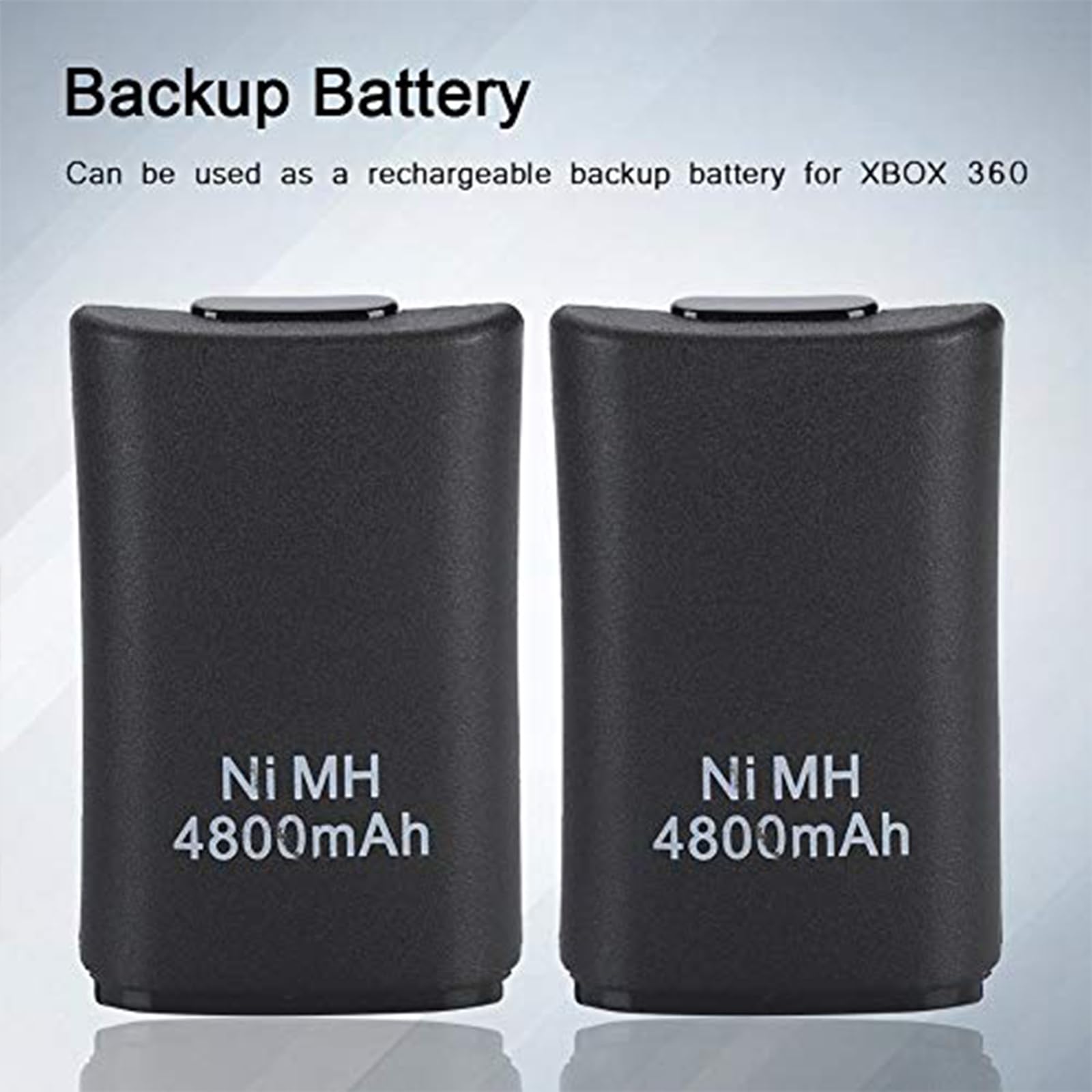 360 Pacchetto Batteria del Controller Per XBOX Batteria Ricaricabile Pacchetto Batteria 4800mAh Ricambio con 1,5 metri Cavo di Ricarica USB e Base di Ricarica