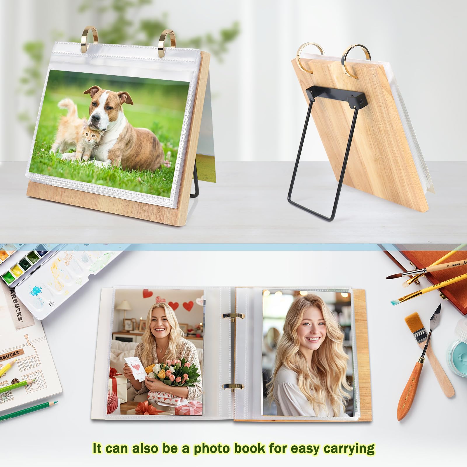 Amazon.com: ZEEYUAN 5x7 Landscape Picture Frame for Office Desk