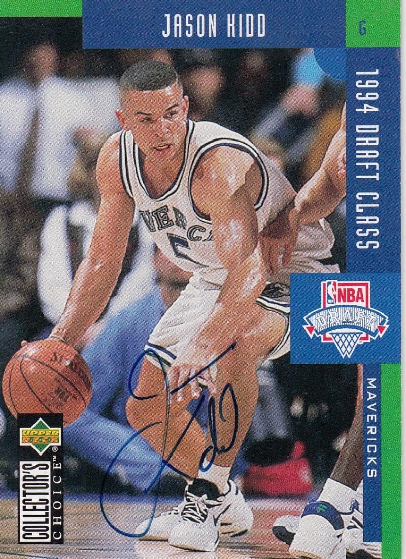 Basketball Trading Card 1994-95 Collector's Choice #408 Jason Kidd DC EX++ Excellent++ Mavericks