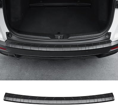 Exterior Rear Bumper Protector Compatible with Honda CRV 2022 2021 2020 2019 2018 2017 Hybrid Include HEV Accessories ABS Material Rear Bumper Guard Trunk Sill Protector Black
