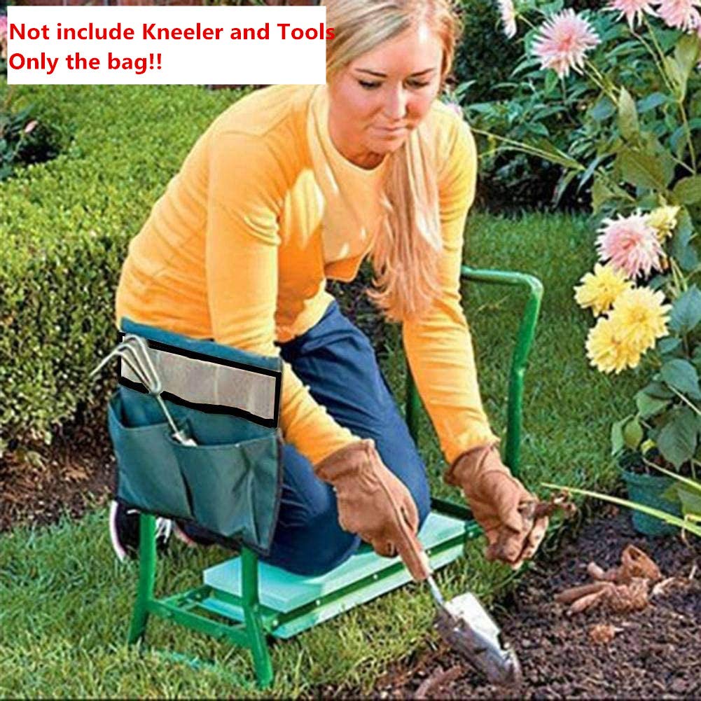 ABOOFAN Kniehocker Mit Seitentaschen – Garten-Werkzeugtasche Aus 600D Oxford, Tragbar