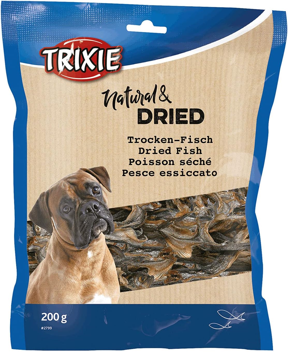 TRIXIE Sprats, Dried Fish, for Dogs, 200 g Pet Food