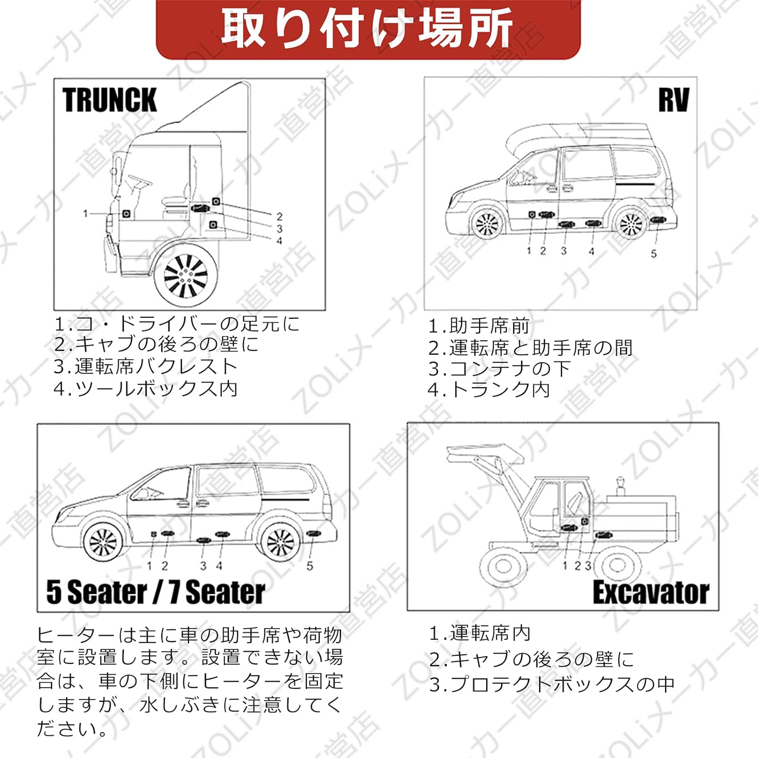 車用 Ffヒーター 5kw 12v Or 24v 軽油ヒーター 省エネ 低燃費 0 12 0 24l H 低騒音 Lcdスクリーン付 日本語の取扱い説明書付 分離型 ブラック 21年製