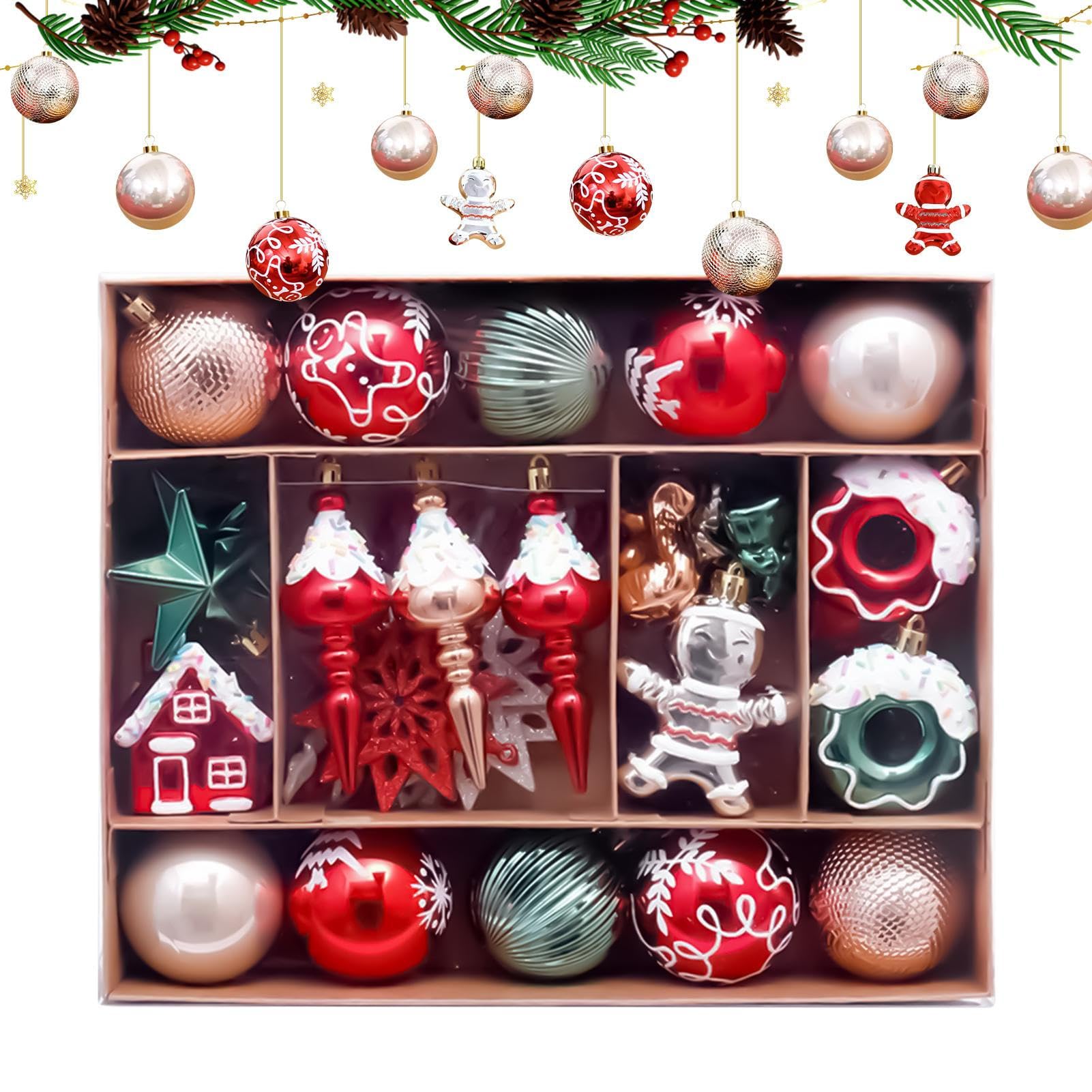 Boules de Noël incassables pour sécuriser la maison et les décors extérieurs