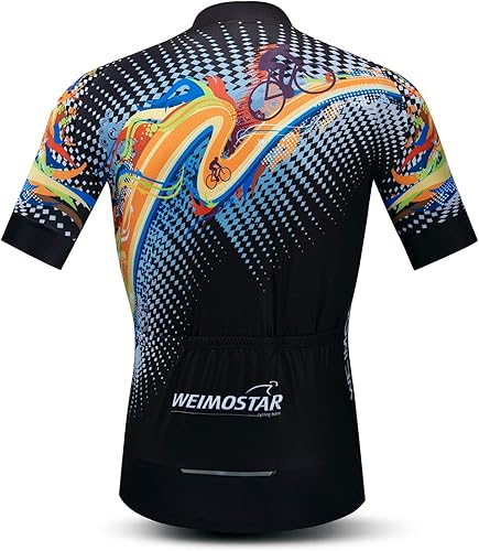 Vista 75 de Hotlion Verano Ciclismo Jersey Hombres Mountain Bike Jersey Secado rápido Bicicleta Camisa Manga Corta Ciclismo Ropa
