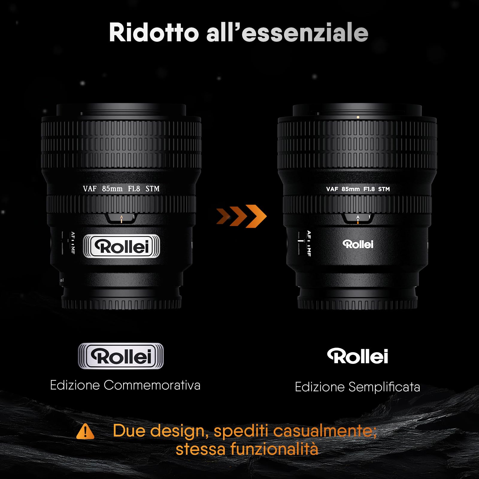 Rollei AF 85 mm F/1.8 Obiettivo Full Frame per Nikon Z con Autofocus STM | Rivestimento HFT-X | Corpo in Metallo 477g Compatibile con Fotocamere APS-C Z50/Z30/Zfc e Pieno Formato Z9/Z8/Z7/Z6/Z5 Series
