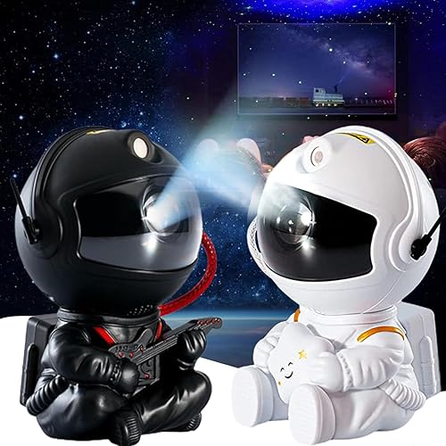 Astronauta Star Galaxy - Proyector de luz nocturna para dormitorio de niños, proyector de astronauta con control remoto, decoración de habitación de