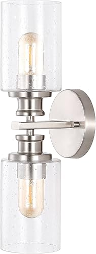 Miniatura 10 de JONATHAN Y JYL7577C Jules Edison - Cilindro de 16.5 pulgadas, 2 luces de hierrovidrio sembrado, estilo casa de campo, contemporáneo, LED, rústico,