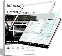 Vista 11 de Protector de pantalla de 15.4 pulgadas para accesorios Tesla Model 3/Y [9H y antihuellas], protector de pantalla de vidrio templado delantero