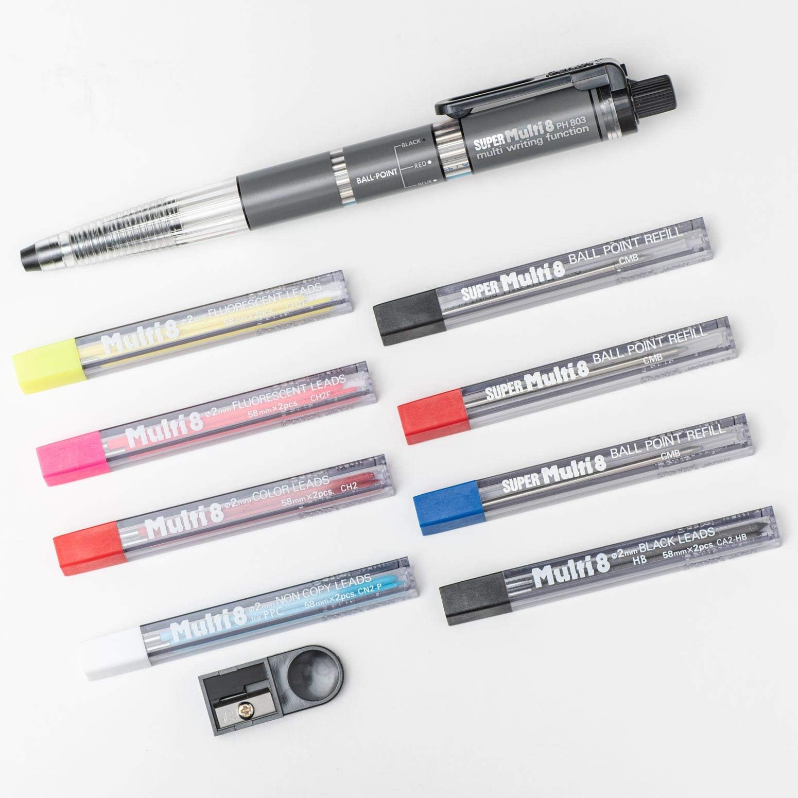 Pentel Multi 8 Mechanical Colored Pencil Set 2mm main image 1