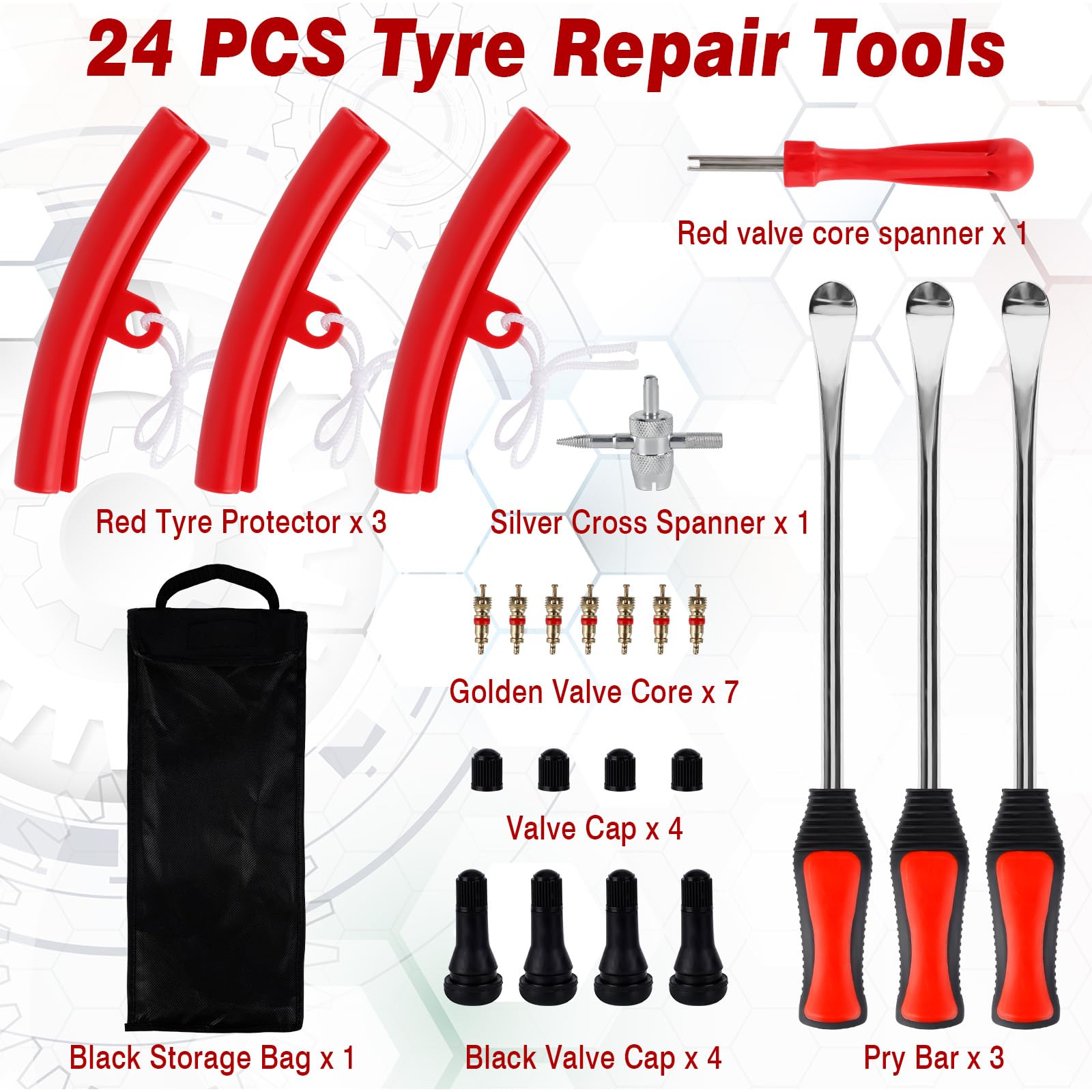 Levier De Pneu, Cuillère Universelle Leviers De Pneu Moto Vélo