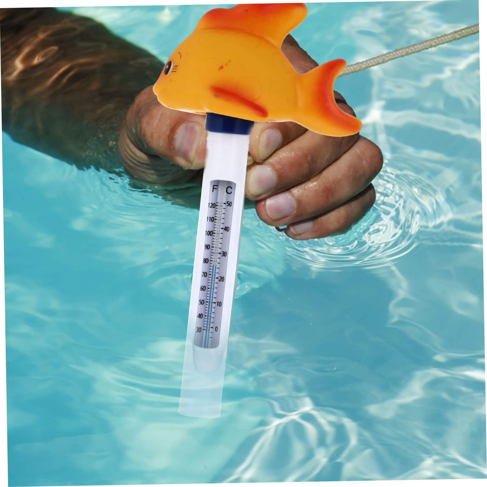 POPETPOP 4pezzi Termometro Galleggiante Per Piscina Misuratore Fahrenheit Per e Vasche Idromassaggio