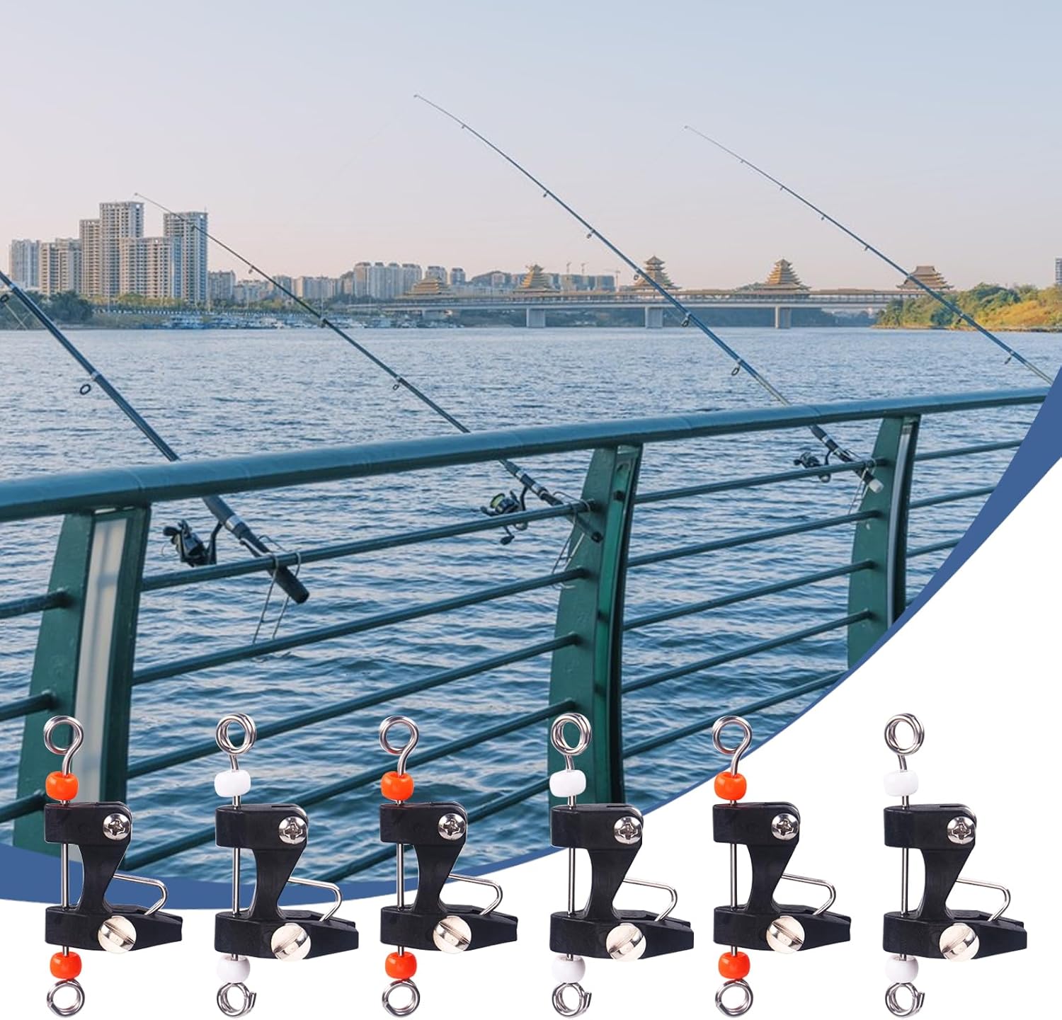 10 PCS Fishing Downrigger Clips, Adjustable Outrigger Release Clips Heavy Tension Outrigger Line Clip Planer Board Clips Downrigger Fishing Kite Tool for Trolling Offshore Fishing Kite
