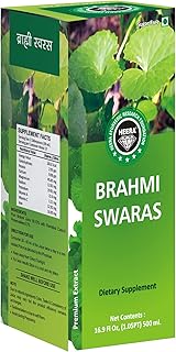 Sponsored Ad - Heera Ayurvedic Research Foundation BRAHMI JUICE Sugar Free Premium Extract - (Pack of 1)