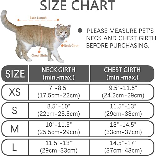 Miniatura 10 de Juego de arnés y correa de malla a prueba de escape, chaleco ajustable para gatitos adicionales, tiras reflectantes de borde completo que