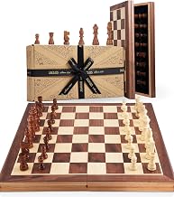Jaques of London Wooden Chess Set | Folding Chess Board & Pieces | 11" Chess Set for Adults & Kids | Luxury Traditional Chess Gift | Since 1795