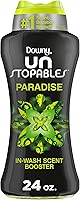Vista 1 de Downy Unstopables - Perlas potenciadoras de aroma en la lavadora, aroma Paraíso, 24 oz, Perlas de lavandería para protección contra olores, Perlas