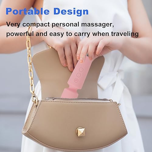 Miniatura 2 de Masajeador personal, masajeador micro inalámbrico, pequeño y potente, portátil impermeable, adecuado para aliviar el dolor de cuello, piernas y