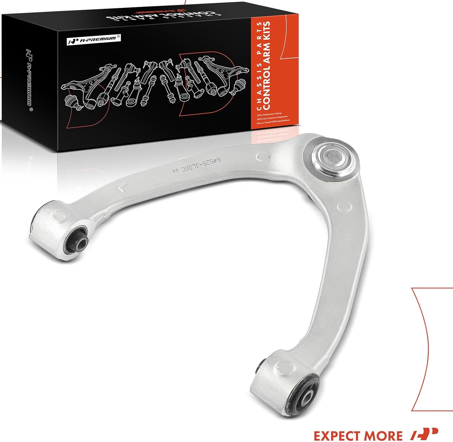 A-Premium Front Left Upper Control Arm, with Ball Joint & Bushing, Compatible with Infiniti Q50 2014-2021, G37 2008-2013, QX50 2014-2017, 370Z 2009-2020, EX35 2008-2012, EX37 2013