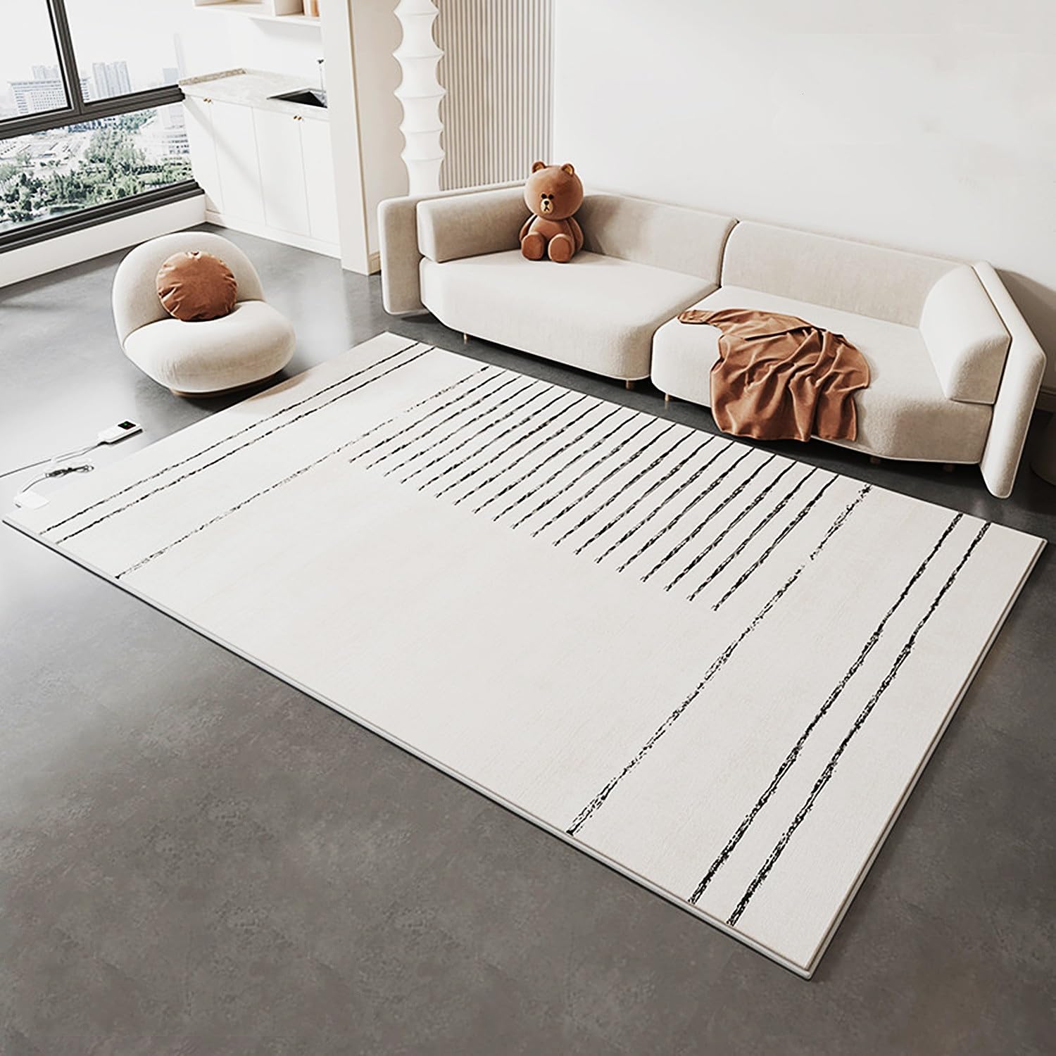 Calefactor Eléctrico Portátil de Panel con Graphene y Temporizador