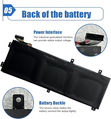 Miniatura 6 de Dentsing Batería para laptop H5H20 RRCGW de repuesto para Dell Precision 5510 5520 M5520 5530 5540 XPS 15 9550 9560 9570 9590 Inspiron 7590 7591