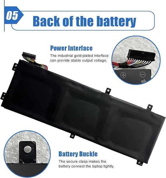 H5H20 Laptop Battery RRCGW Replace for Dell Precision 5510 5520 M5520 5530 5540 XPS 15 9550 9560 9570 9590 Inspiron 7590 7591 Series Notebook 62MJV M7R96 5D91C 05D91C 11.4V 56Wh