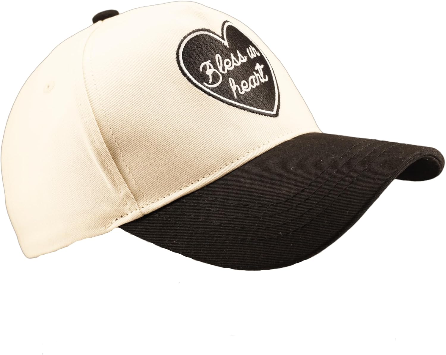 Two-Toned Embroidered Lettering Dad Hat Original Classic Vintage Low Profile Baseball Cap Adjustable Plain Snapback - Image 3