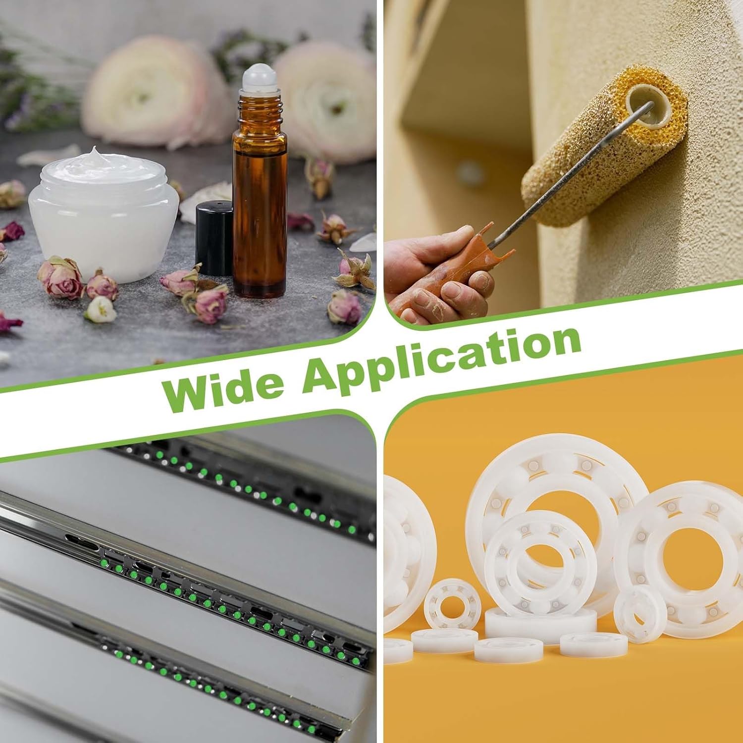 uxcell 100pcs PP Plastic Bearing Balls, 3/16"(5mm) Solid Plastic Balls G2 Precision Polypropylene Mini Ball, Yellow