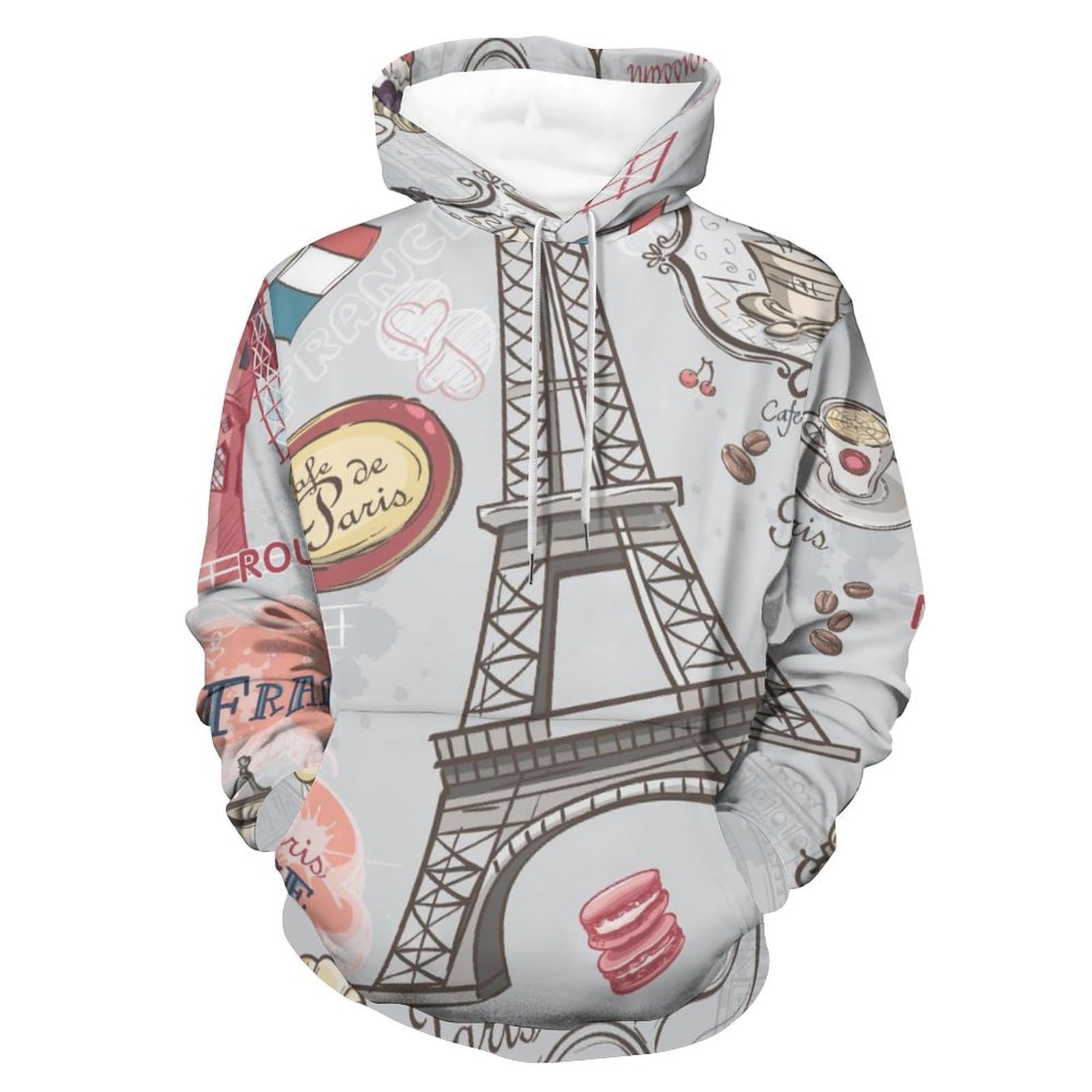 Hoodie Tour de Moulin à Vent pull pour balades urbaines - 8