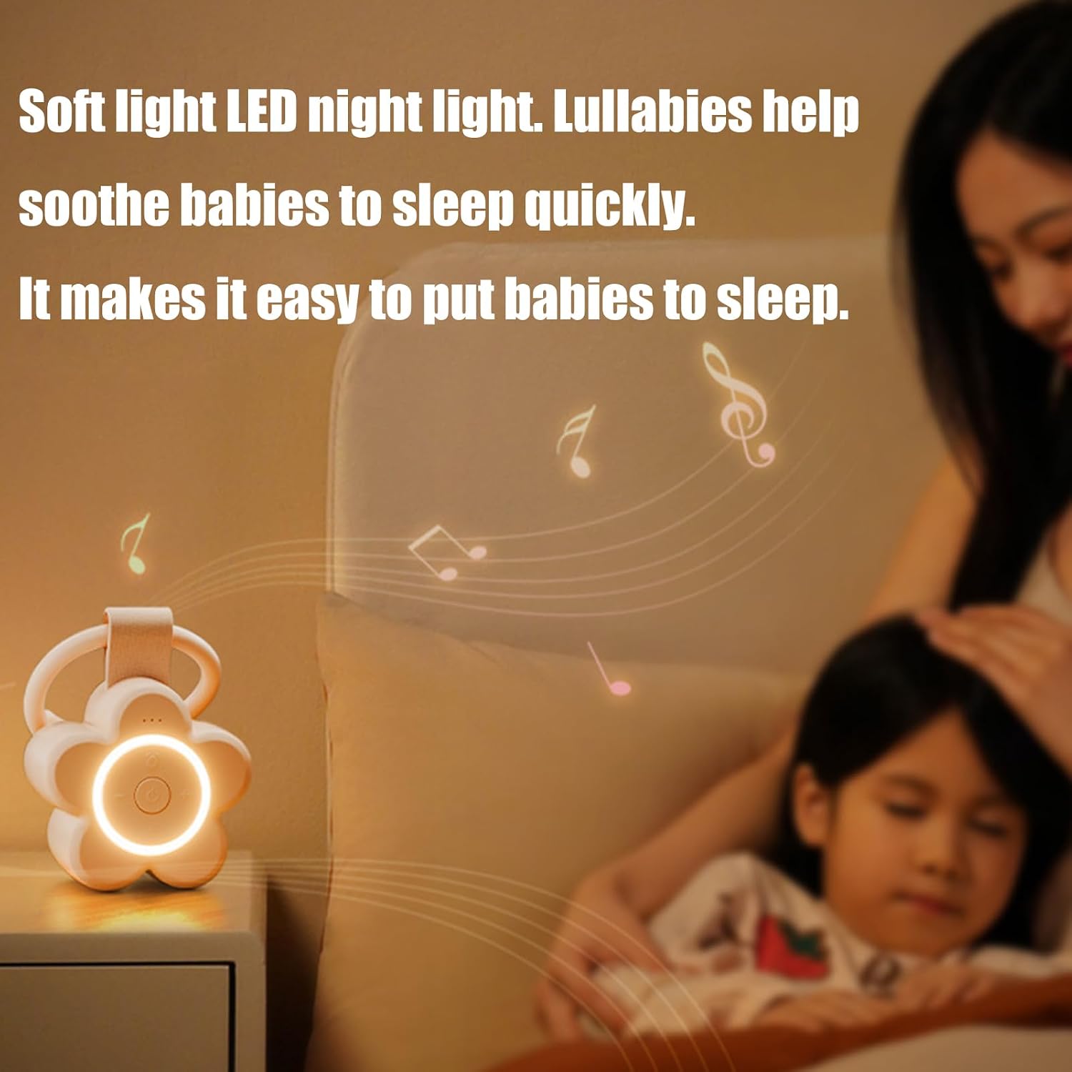Sleep Soothers White Noise Machines Portable Timers Function Travel Friendly Clip on Strollers Speakers 88mm Travel Friendly Baby White Noise Machines