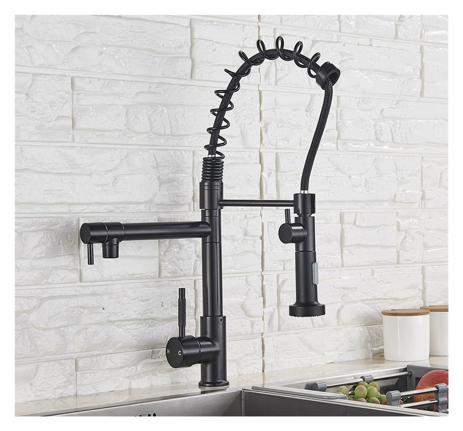 GLETSF 3 Way Kitchen Tap Chrome - Retro Design Waterap for Sink 3 in 1 Drinking Water Purifier Mixer Stylish Kitchen Faucet & Efficient Water Filtration,