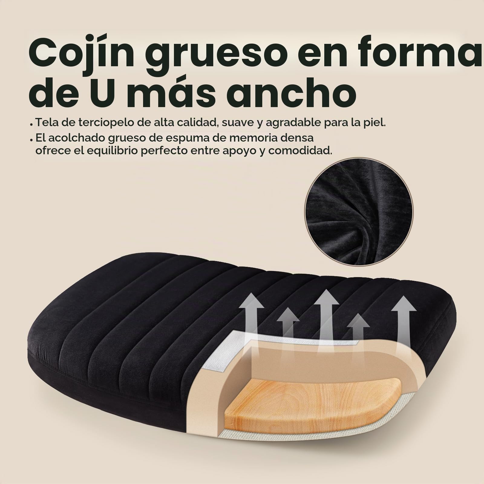 IWMH Silla de Oficina sin Brazos Silla de Escritorio sin Ruedas,Silla de Oficina Tapizada de Terciopelo con Patas Cruzadas,Silla de Ordenador Giratoria de Altura Ajustable para Oficina,Dormitorio