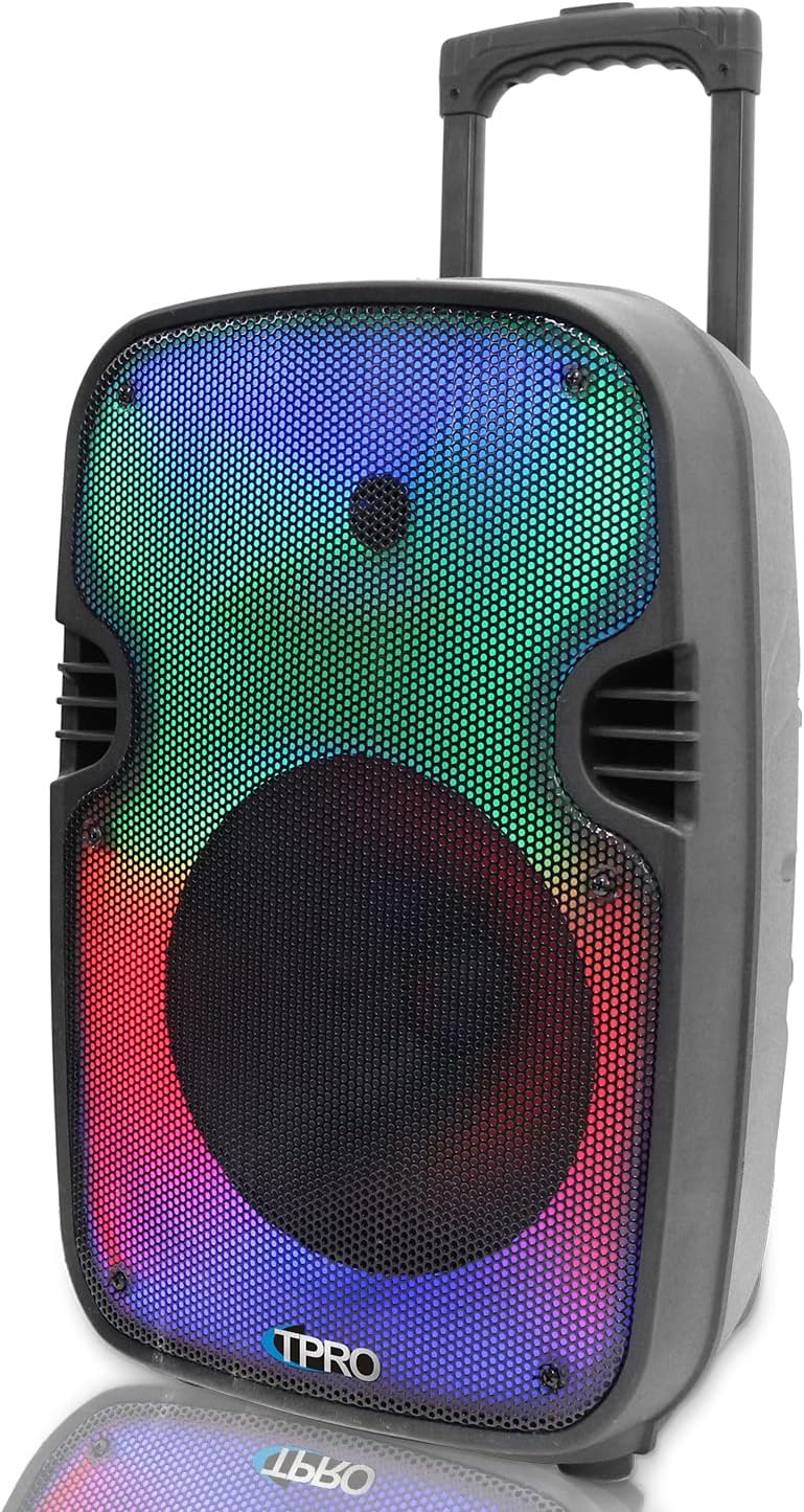 Side view of the Technical Pro TPAPLIT12 Portable Bluetooth Speaker