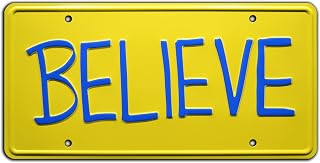 Jason Sudeikis | Believe | Metal Stamped License Plate