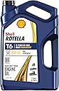 Shell Rotella T6 Full Synthetic 15W-40 Diesel Engine Oil, 1 Gallon