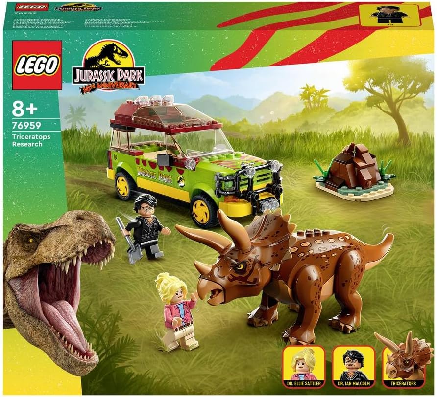 LEGO 76959 Jurassic World Triceratops Ecology Set