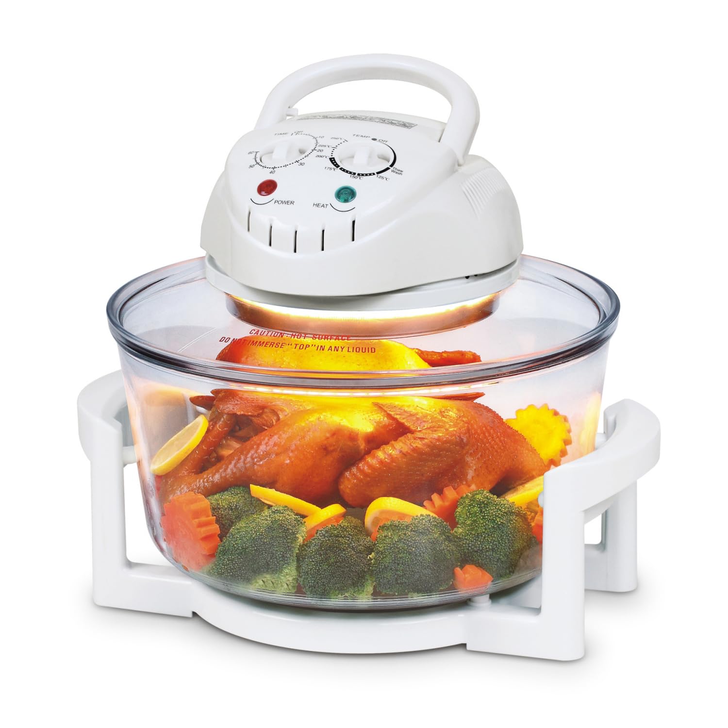 Frytkownica halogenowa 1300 W, 12 l, pokrętła do regulacji czasu i temperatury, piekarnik wielofunkcyjny do kuchni i jadalni. Frytkownica halogenowa 1300 W, pojemność 12 l.