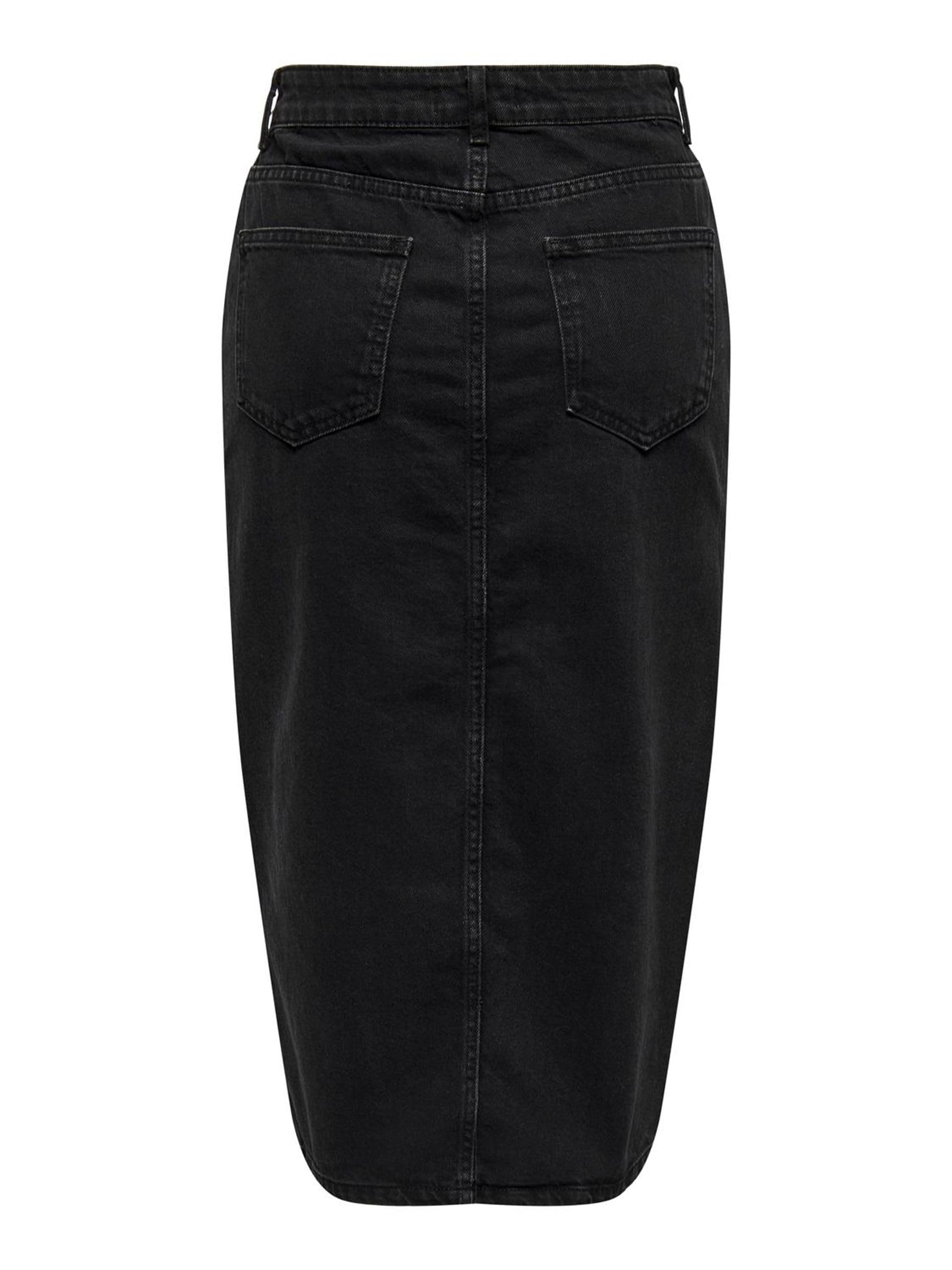 ONLY Female Jeansrock ONLBIANCA Denim Midirock
