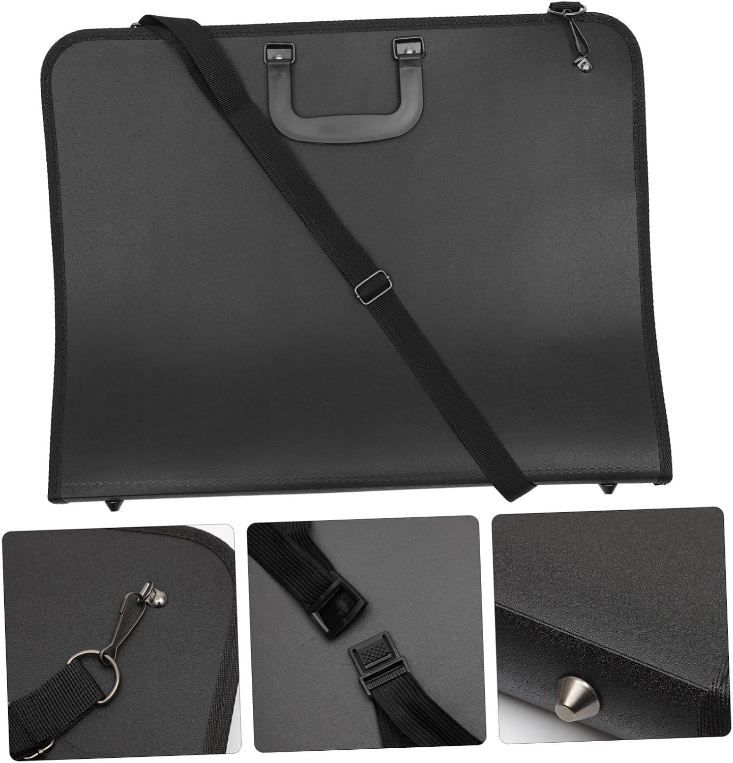 OSALADI Art Painting Portfolio Bag Sketch Carrier Side Pockets for Supplies Art Organizer for Traveling Artists and Outdoor Drawing