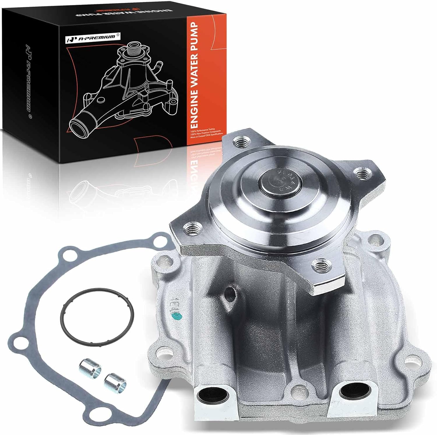A-Premium Engine Water Pump with Gasket Compatible with Chevrolet Tracker 1999-2003 Suzuki SX4 Aerio Esteem Vitara Sidekick