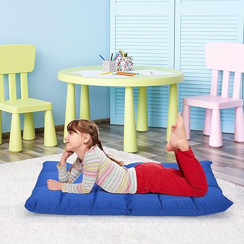 Miniatura 42 de Giantex Sofá de suelo, silla de videojuegos con 14 posiciones ajustables, respaldo acolchado, asiento acolchado para el suelo, silla plegable para