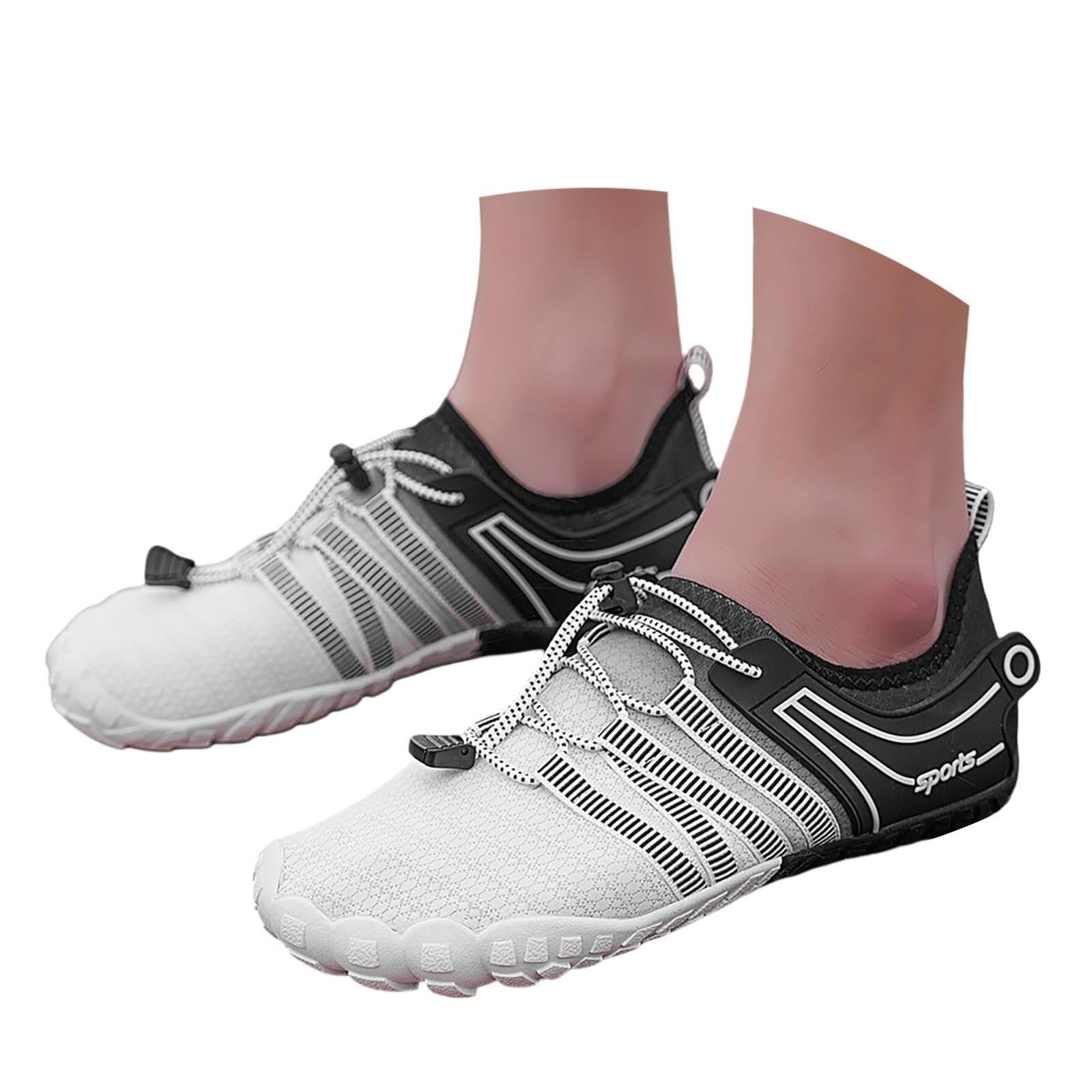 Scarpe da Scoglio Uomo Scarpette Mare Acqua Antiscivolo Donna Traspiranti per Piscina Entrare in Ciabatte Scogli Fiume Ragnetti Ginnastica Immersione con Sassi Scarpetta di Gomma Il Spiaggia