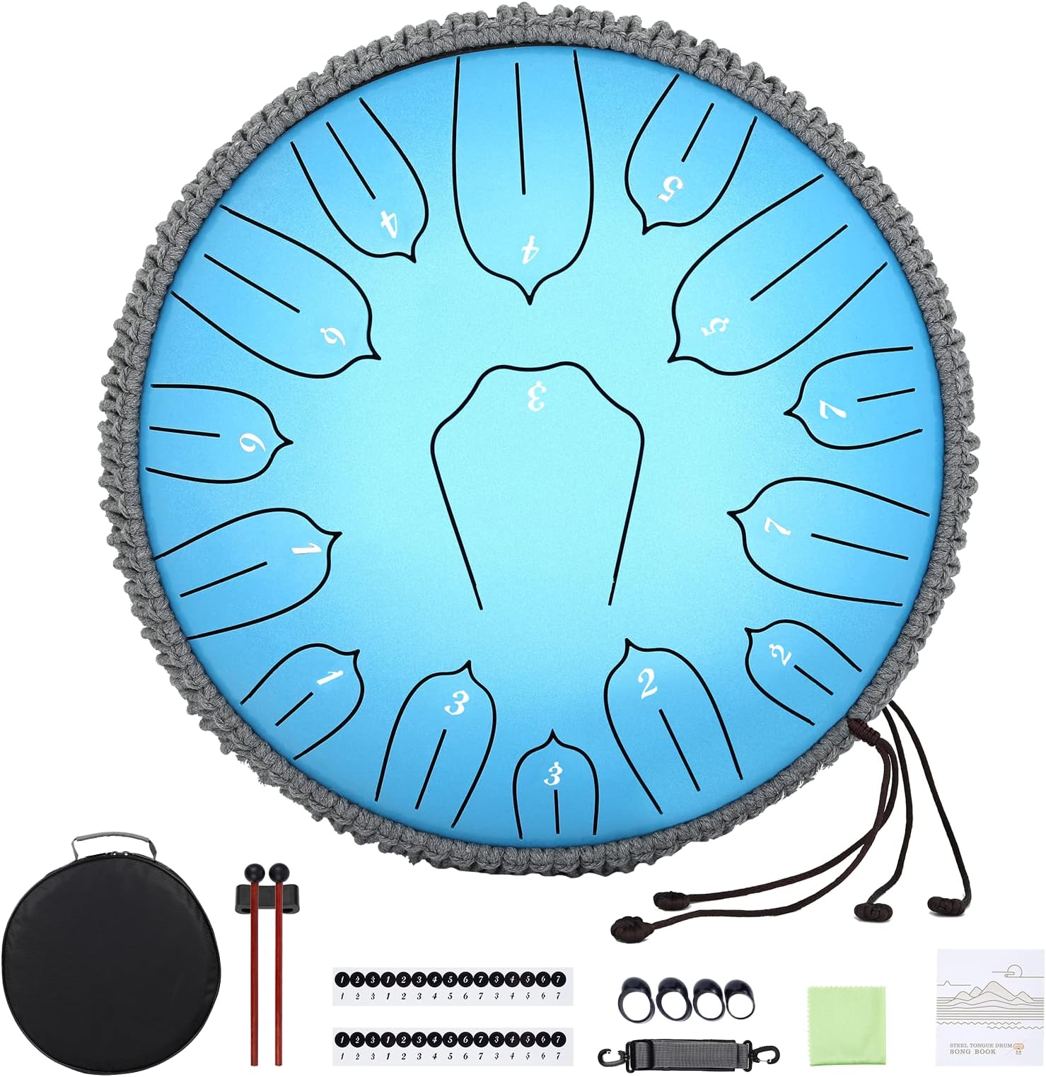 The Balmy Drum - 11 Note 10 Inch Steel Tongue Drum, Steel Drum ...