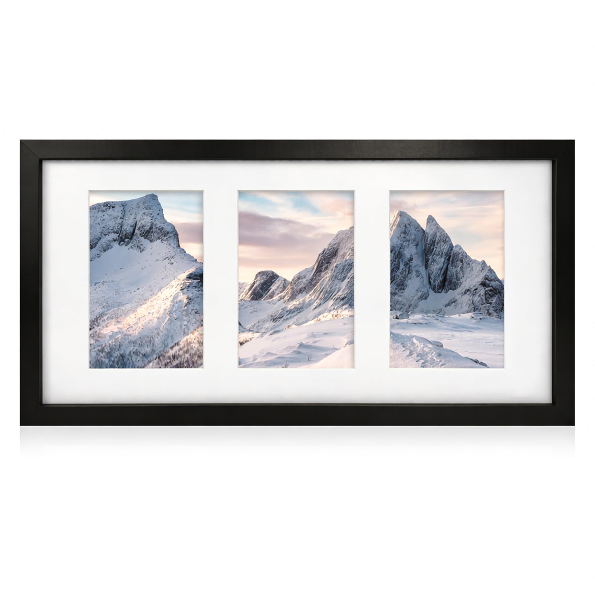 Innoteck Essentials 3 In 1 Matt Wooden Photo FrameBlack. from B&Q
