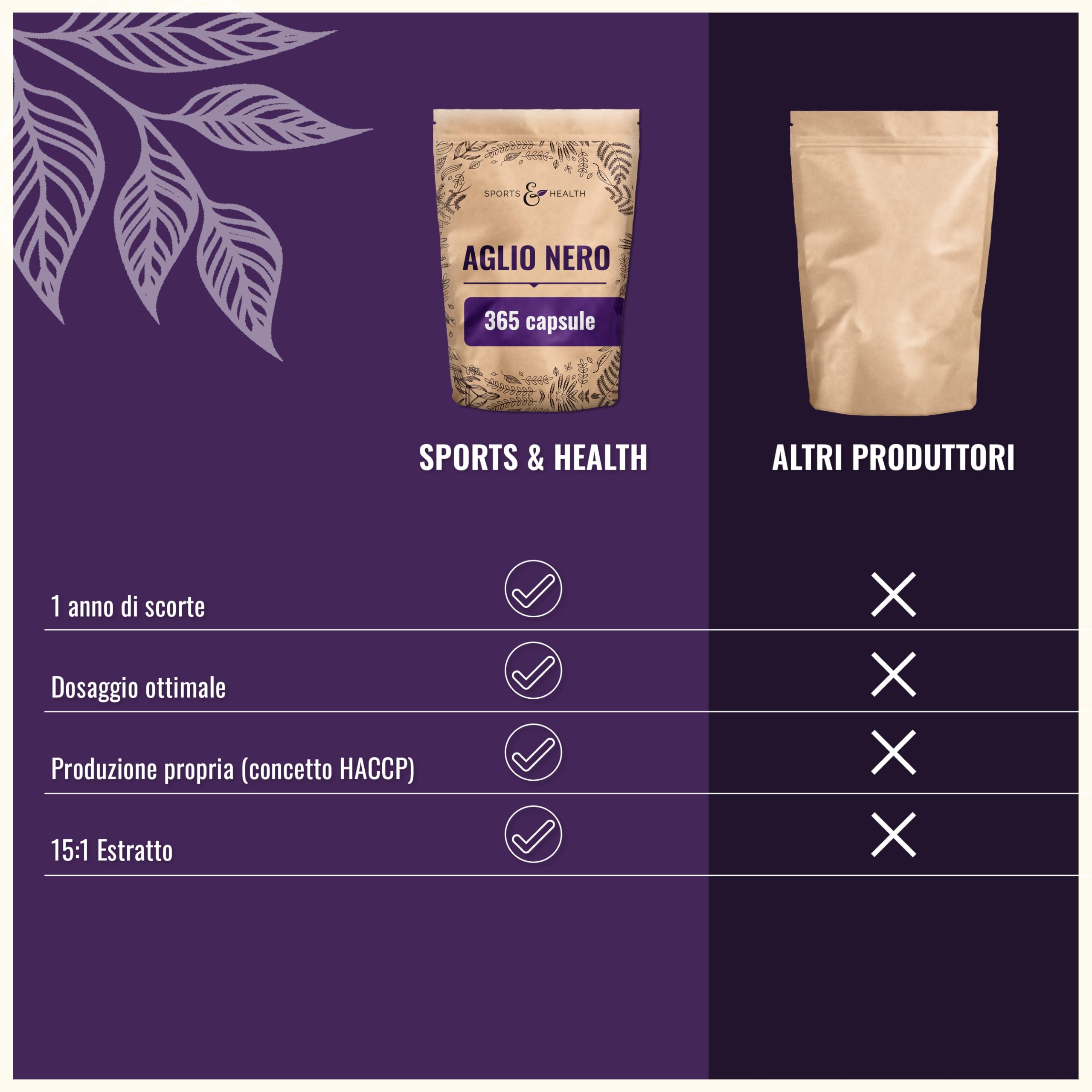 Capsule di aglio nero capsule 9 000 mg da estratto 15:1 – 365 capsule ad alto dosaggio, Black Garlic Capsules, Vegane e senza additivi, aglio-capsule aglio-nero-fermentato aglio-integratore