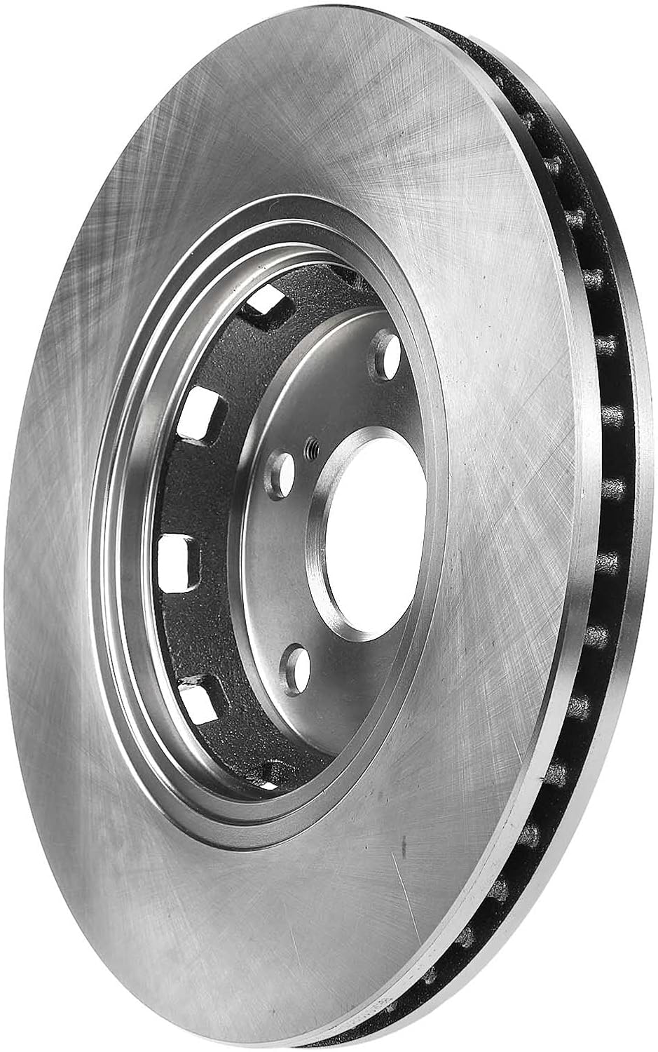 A-Premium Front Vented & Rear Solid Disc Brake Rotors + Ceramic Pads Kit Compatible with Select Toyota Models - Venza 2009 2010 2011 2012 2013 2014 2015 2016, 12-PC Set