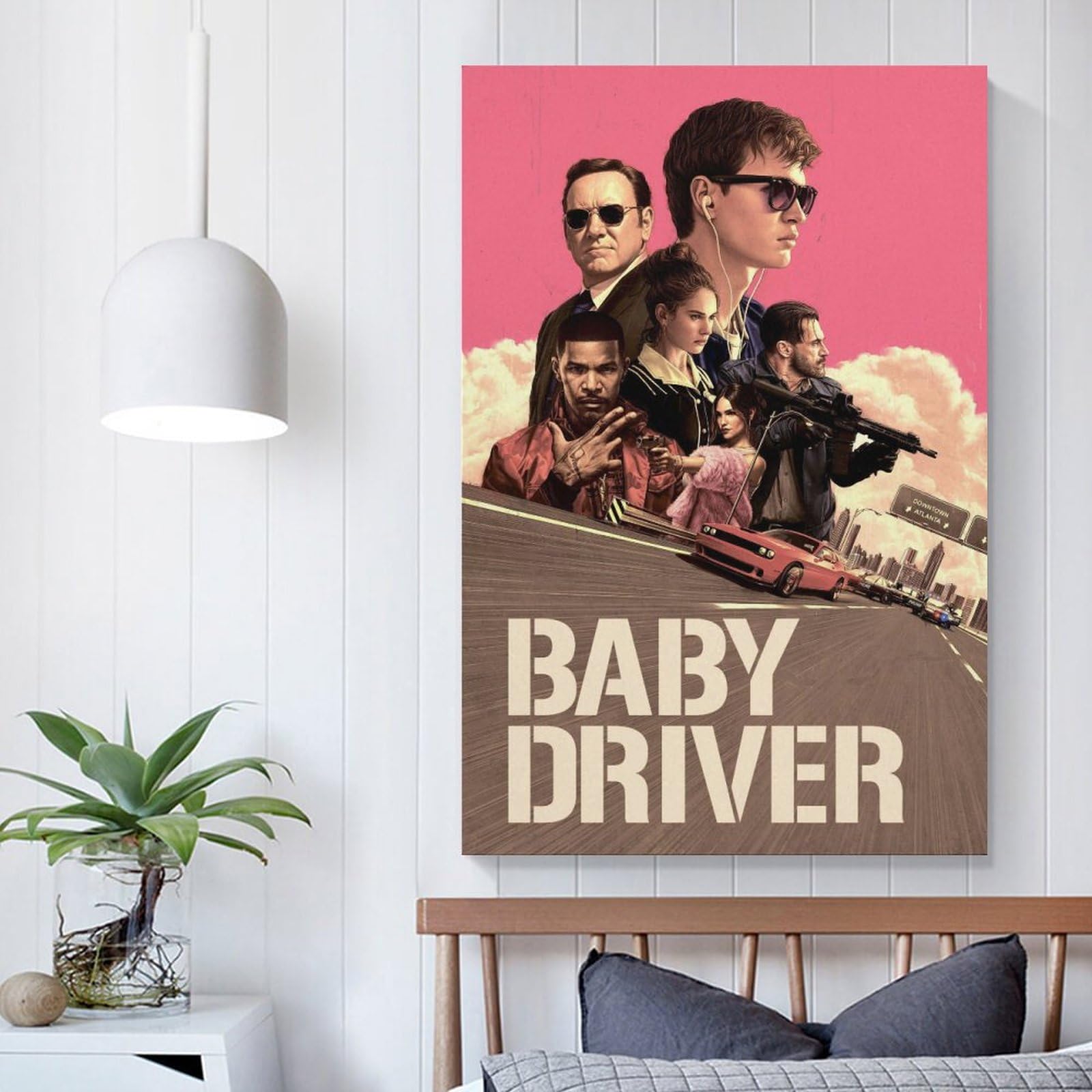 Amazon.co.jp: 映画ポスター ベイビードライバー BABY DRIVER ポスター