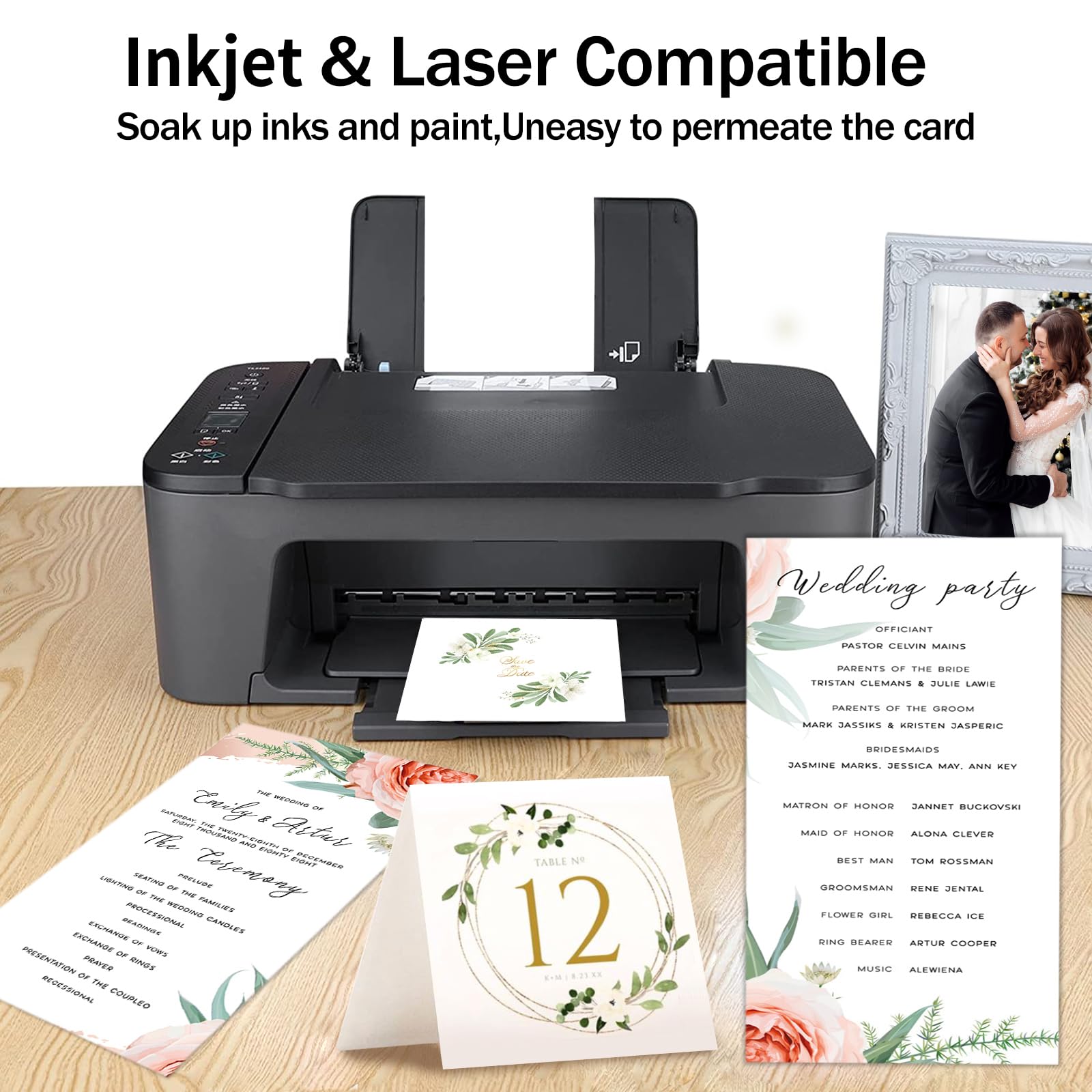 Goefun Druckerpapier, blanko, 21,6 x 35,6 cm, dickes Papier, 100 Blatt, 36,3 kg, schweres, legales Karton, für Kunst und Handwerk, Broschüren, Speisekarten, Poster