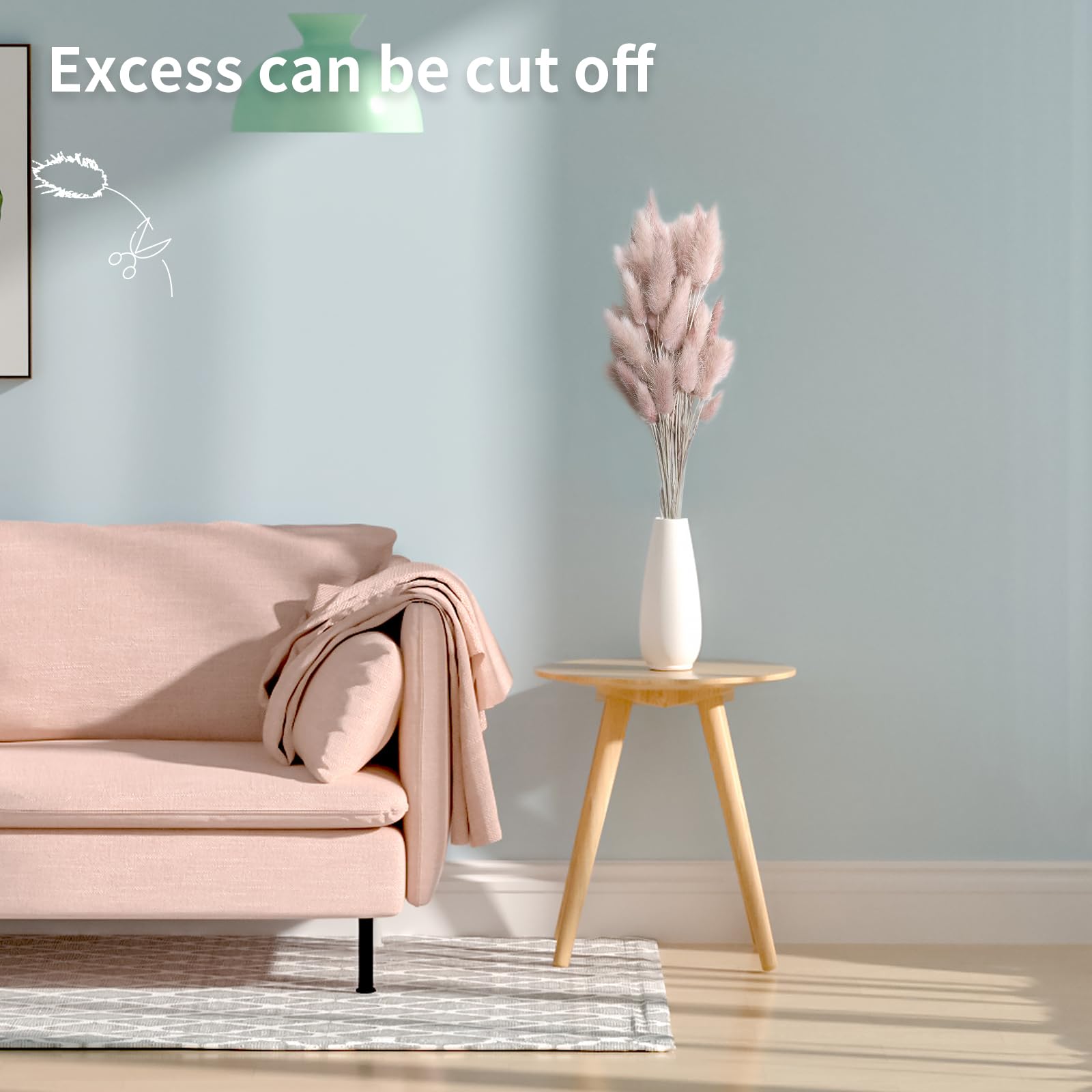 Fiori Secchi Decorativi 50 Pezzi - Erba Pampa, Per Casa, Matrimoni E Fai Da Te