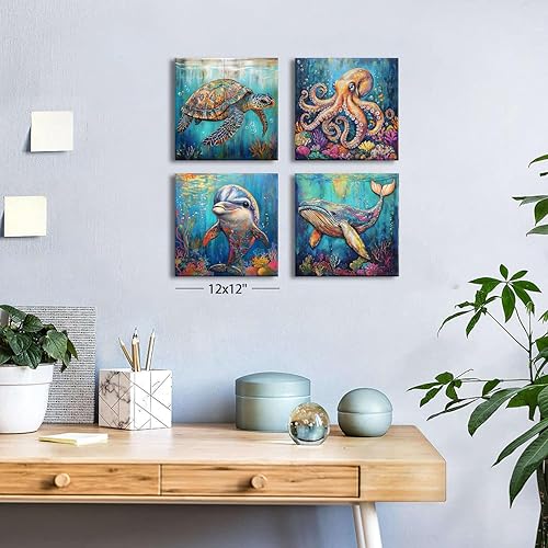 Miniatura 146 de Decoración rústica de cabaña, arte de pared de oso de vida silvestre, bosque, guardería, águila, lobo, alce, ciervo, imágenes para sala de estar,